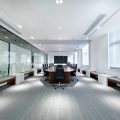 寶安區(qū)朗峻廣場現(xiàn)代簡約風格辦公室裝修設(shè)計會議室效果圖