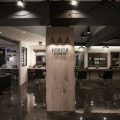 木質(zhì)大理石休息區(qū)地板裝修發(fā)廊店鋪發(fā)型設計效果圖