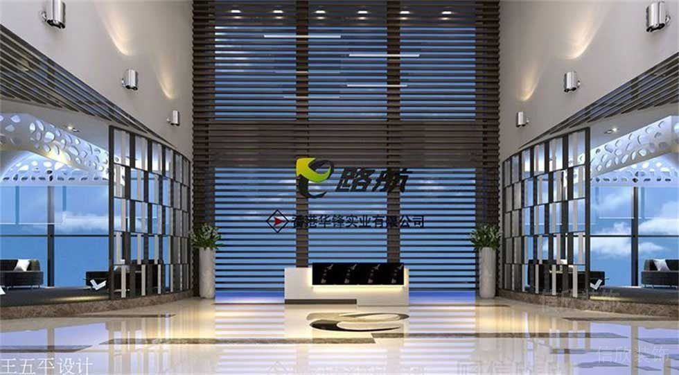 辦公室裝修設(shè)計(jì)效果圖現(xiàn)代簡(jiǎn)約大理石地板通體天花百葉窗效果圖弧形線條黑白色調(diào)設(shè)計(jì)