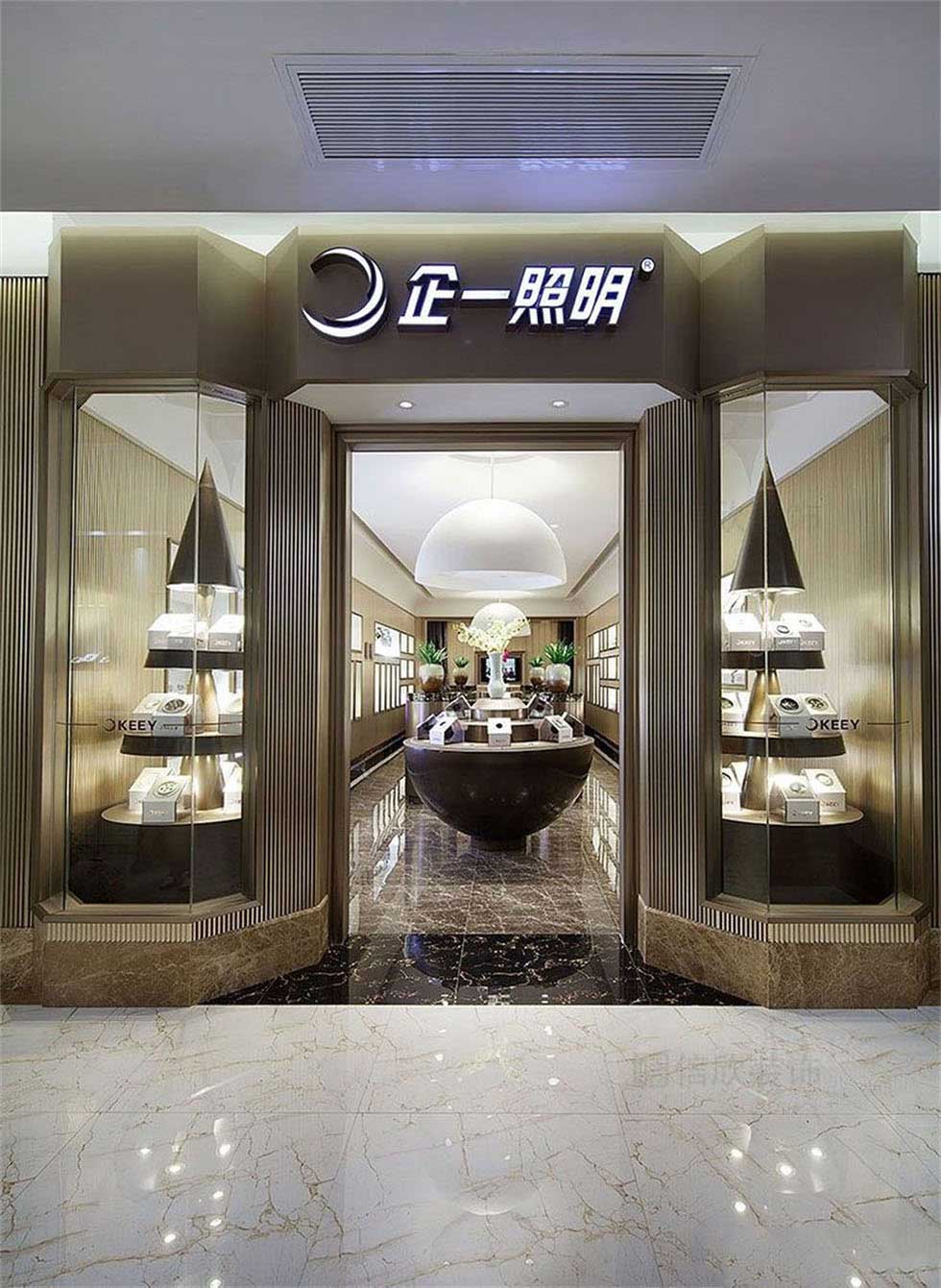 燈飾照明展廳門面裝修設(shè)計(jì) 燈飾照明展廳門面裝修設(shè)計(jì)