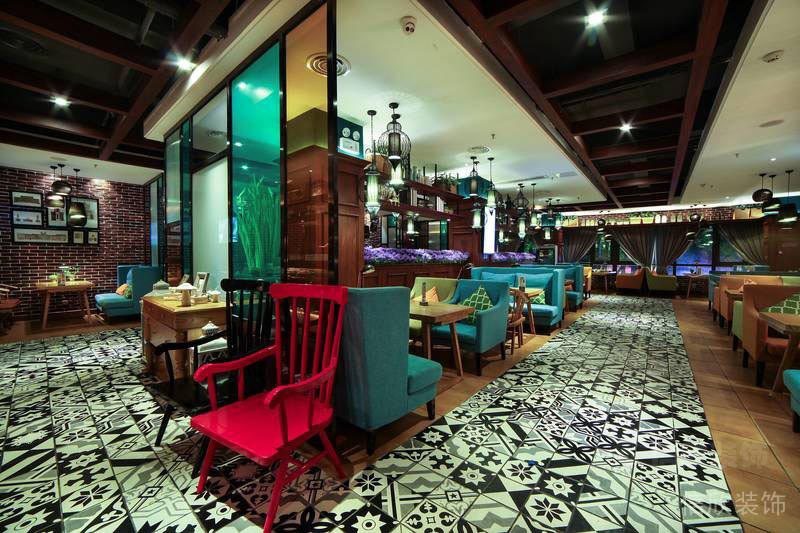 深圳前海餐飲裝修設計公司案例 就餐區(qū)