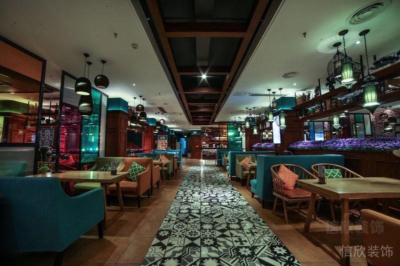 深圳前海餐飲裝修設計公司案例 就餐區(qū)