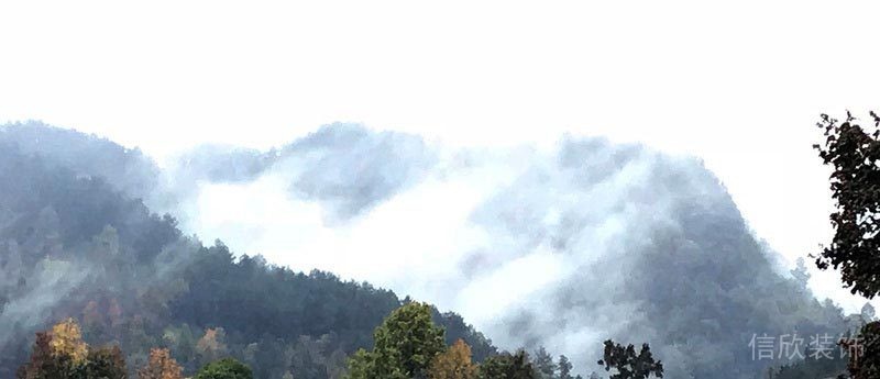 觀景圖陽(yáng)臺(tái)視角山頂別墅效果