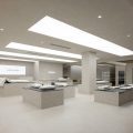 深圳市龍崗區(qū)中心城現(xiàn)代風科技枕專賣店裝修大廳