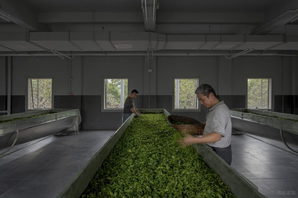 原生態(tài)雅致茶院自然工廠布局設(shè)計裝修