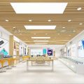 深圳南山前海萬(wàn)象城手機(jī)數(shù)碼店中島展臺(tái)